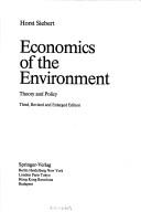 Economics of the environment