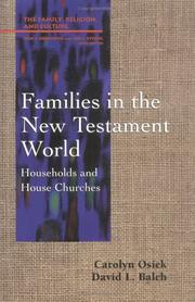 Families in the New Testament world