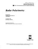 Radar polarimetry