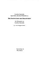 Die Institution des Imaginären