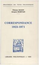 Correspondance, 1923-1971