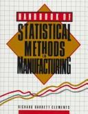 Handbook of statistical methods in manufacturing