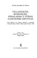 Villancicos, romances, ensaladas y otras canciones devotas