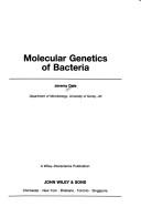 Molecular genetics of bacteria