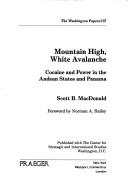 Mountain high, white avalanche