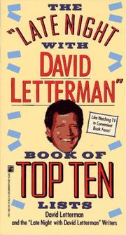 The "Late night with David Letterman"