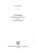 Etymologien