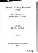 Ceramic ecology revisited, 1987