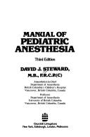Manual of pediatric anesthesia