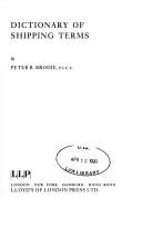 Dictionary of shipping terms
