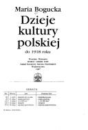 Dzieje kultury polskiej do 1918 roku