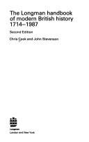 The Longman handbook of modern British history, 1714-1987
