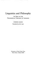 Linguistics and philosophy