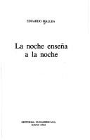 La noche enseña a la noche