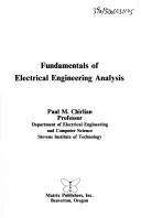 Fundamentals of electrical engineering analysis