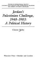 Jordan's Palestinian challenge, 1948-1983