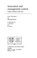 Innovation and management control