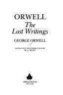 Orwell, the lost writings