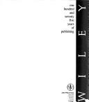 Wiley, one hundred and seventy five years of publishing