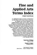 Fine and applied arts terms index