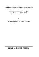 Frühbarocke Stadtkultur am Oberrhein