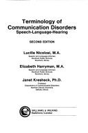 Terminology of communication disorders