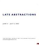James Daugherty, 1887-1974 : late abstractions : June 6-July 6, 2002