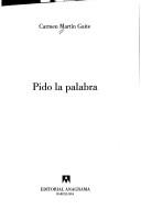 Pido la palabra