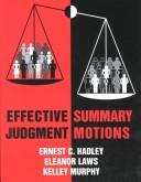 Effective summary judgment motions