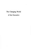 The changing world of the executive