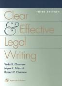 Clear and effective legal writing