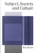 Subject, society, and culture