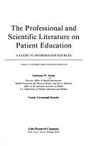 The professional and scientific literature on patient education