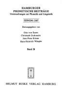 The early acquisition of a second language phonology