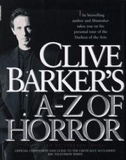 Clive Barker's A-Z of horror