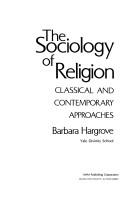 The sociology of religion
