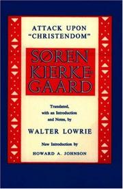 Attack upon "Christendom"