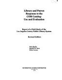 Library and patron response to the COM catalog
