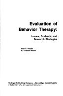 Evaluation of behavior therapy