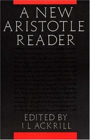 A new Aristotle reader