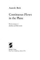 Continuous flows in the plane