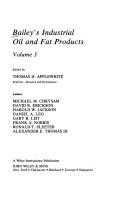Industrial oil and fat products