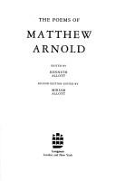 The poems of Matthew Arnold