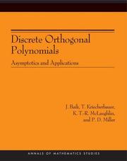 Discrete orthogonal polynomials