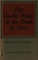 The Gaelic notes in the Book of Deer