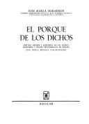 El porqué de los dichos