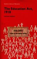 The Education act, 1918