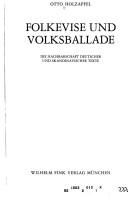 Folkevise und Volksballade