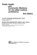 Public health and community medicine for the allied medical professions