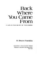 Back where you came from